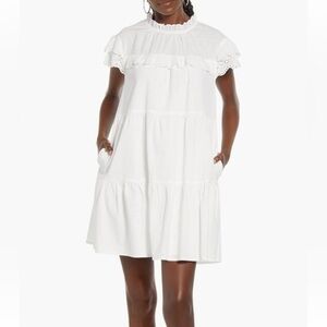 English Factory White Eyelet Dress Size M worn 3x